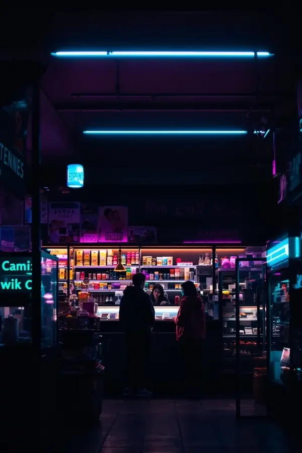 短剧《夜半便利店：只为等你到打烊》官方封面海报，都市情感题材，共72集