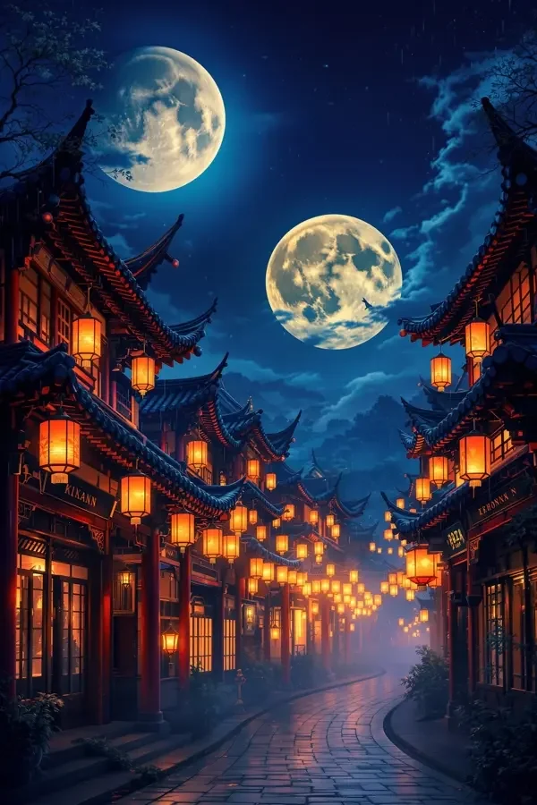 短剧《花间归：春灯夜宴的密信》官方封面海报，古装题材，共70集